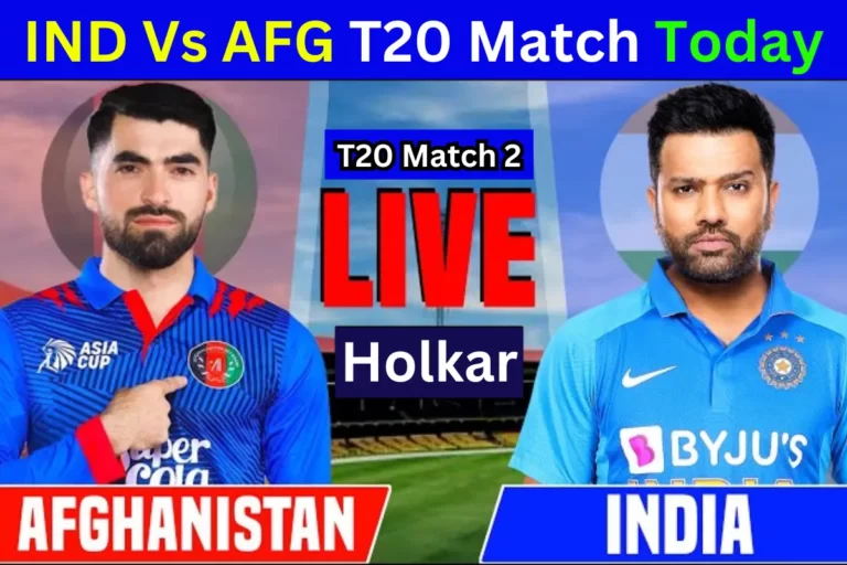 IND Vs AFG T20 Match Today
