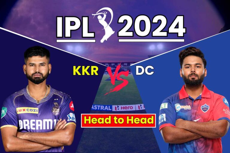 KKR Vs DC Head to Head Records