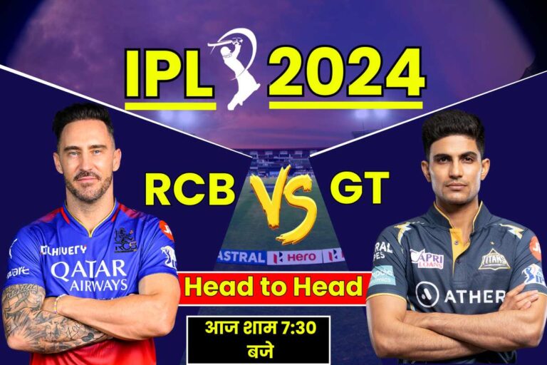 RCB vs GT Head to Head Records