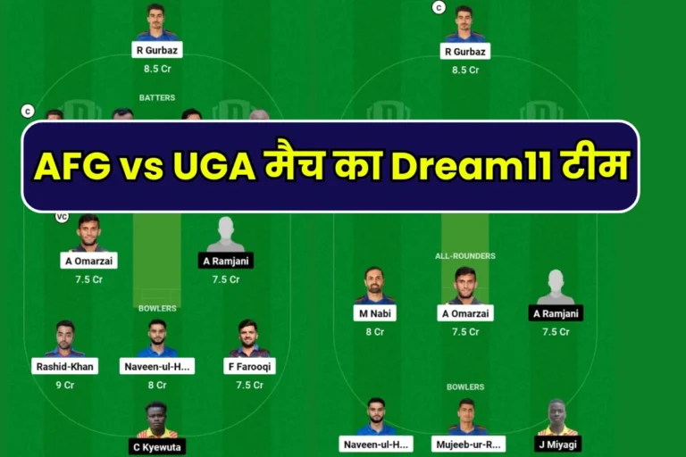 AFG vs UGA Dream11 Prediction